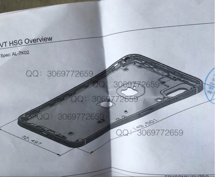 696x575 The Latest Leaked Sketch Of Iphone 8 Shows An Unimpressive Phone - Sketch Of Iphone