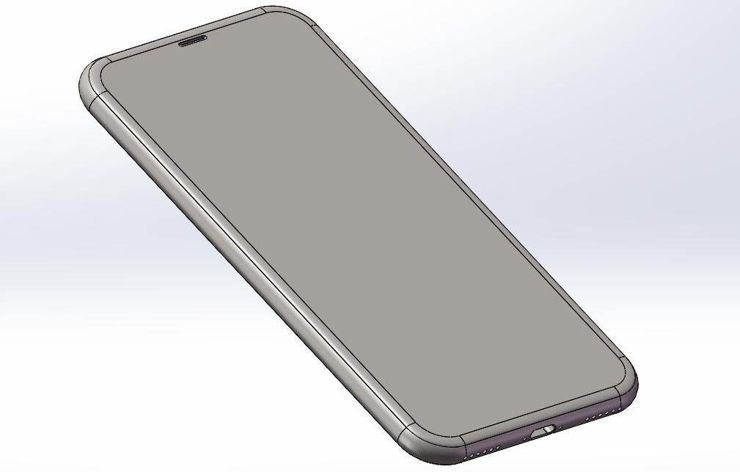 740x472 Iphone 8 - Sketch Of Iphone