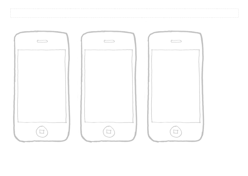 841x595 Iphone Sketch Template The Architecture Of Everything - Sketch Of Iphone
