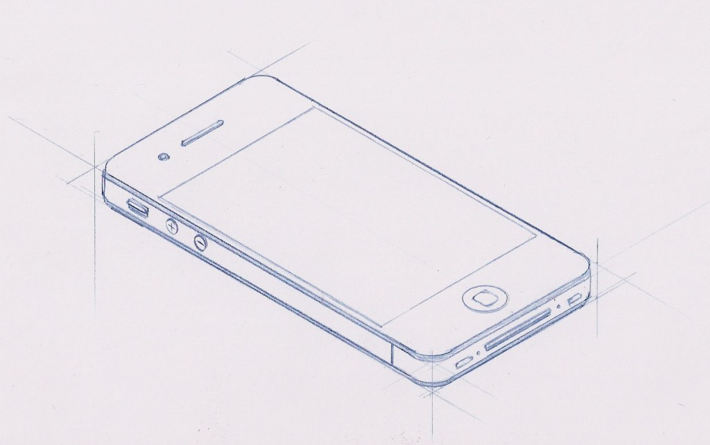 1024x642 Archive Observed Sketch 365 By Scott Hulme - Sketch Of Iphone