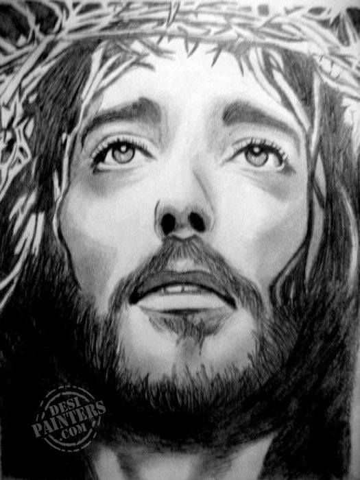 525x700 Pencil Sketches Of Jesus This Picture Was Submitted By Jailbird - Sketch Of Jesus Christ In Pencil