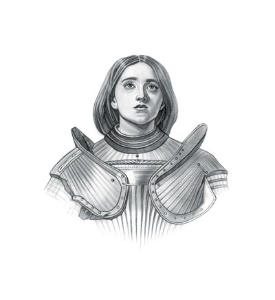 Sketch Of Joan Of Arc at PaintingValley.com | Explore collection of ...