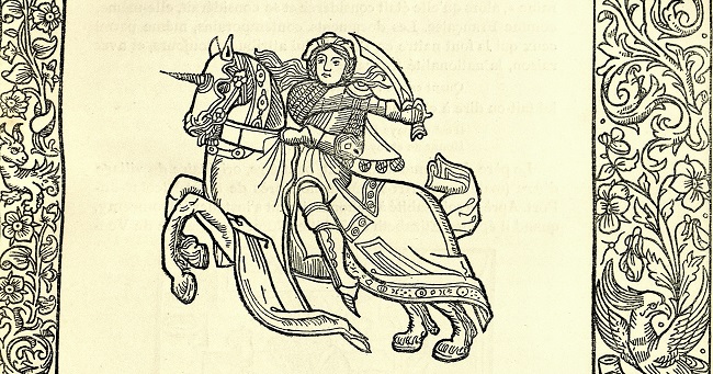 650x341 Joan Of Arc Exhibit Howard Tilton Memorial Library - Sketch Of Joan Of Arc