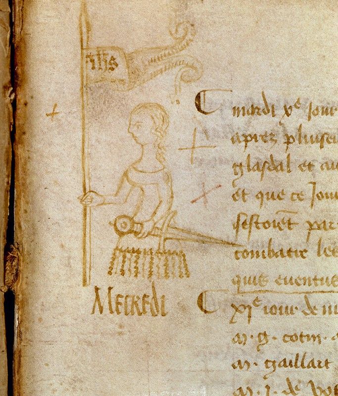 683x800 The Virgin Body - Sketch Of Joan Of Arc