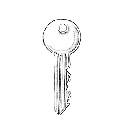 432x432 Key Creativeliz - Sketch Of Key