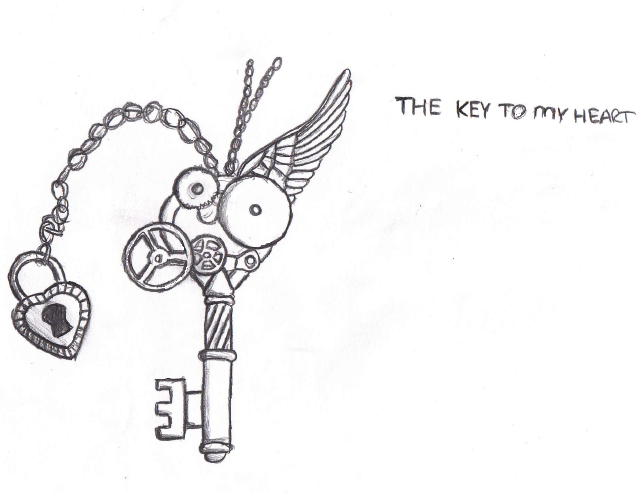 637x493 Sketch Of Key By Disneyneek - Sketch Of Key