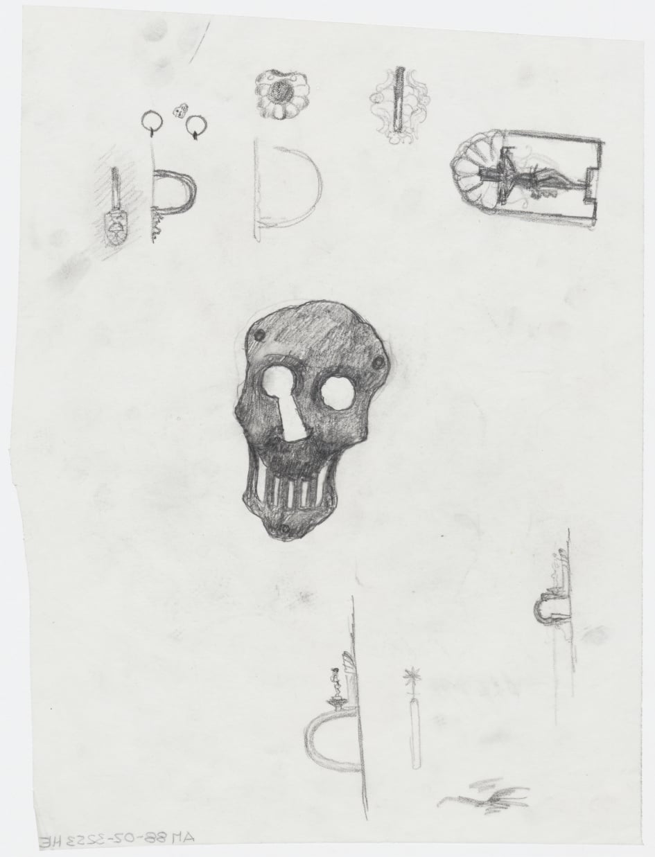945x1237 Sketch Of Key Hole For The Woodland Chapel - Sketch Of Key