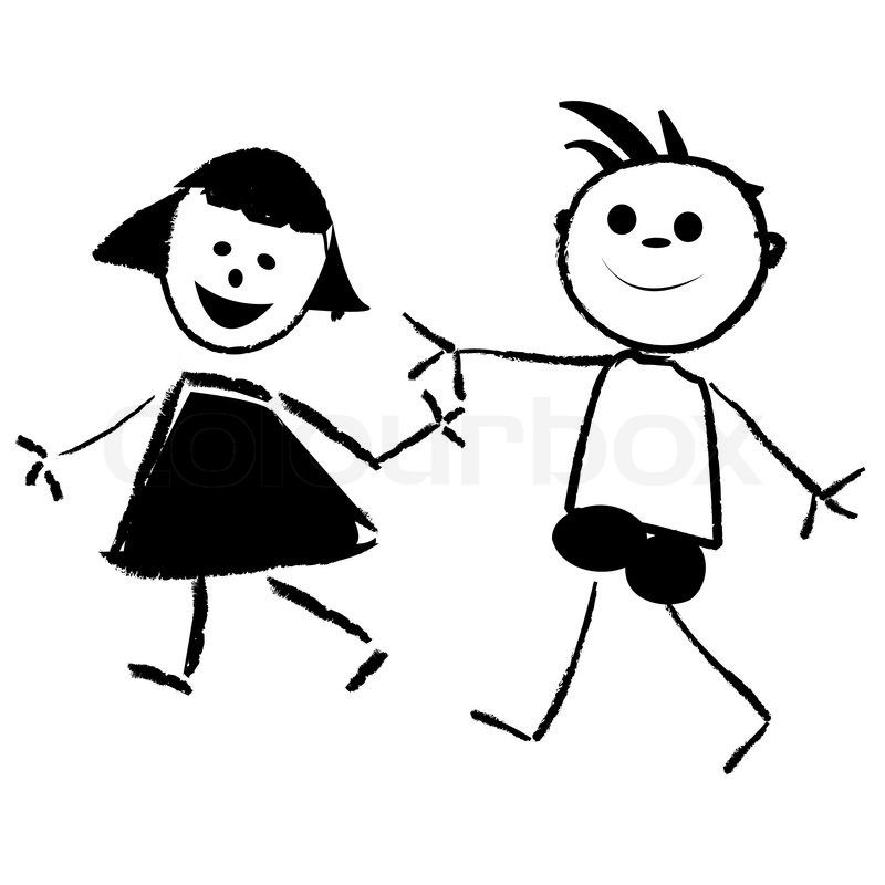 800x800 Sketch Of A Boy - Sketch Of Kid