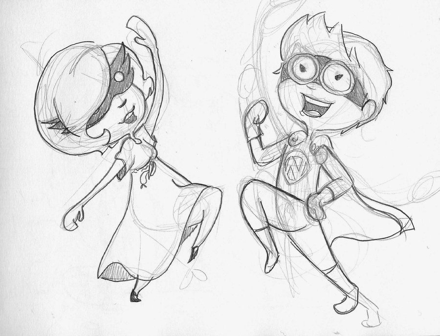 900x687 Sketch Happy Kids By Vibafleischer - Sketch Of Kids