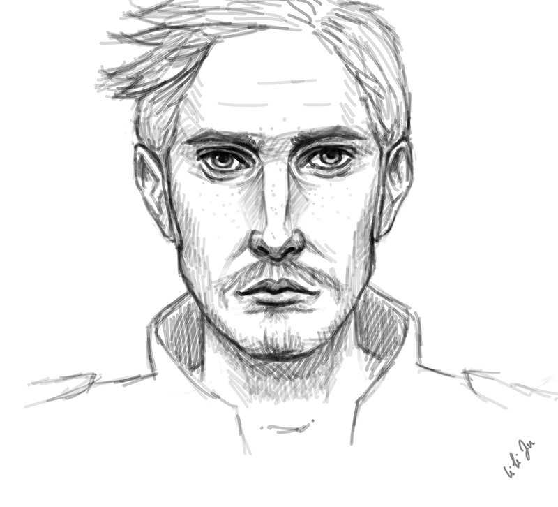 800x726 Man Sketch By Merwild - Sketch Of Man