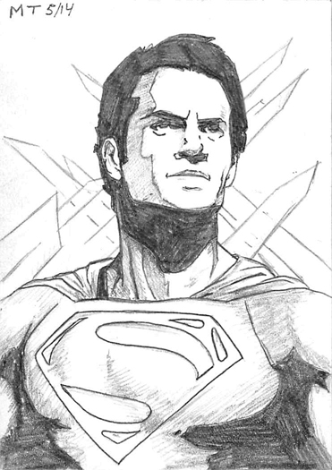 371x525 Man Of Steel Sketch 1 - Sketch Of Man