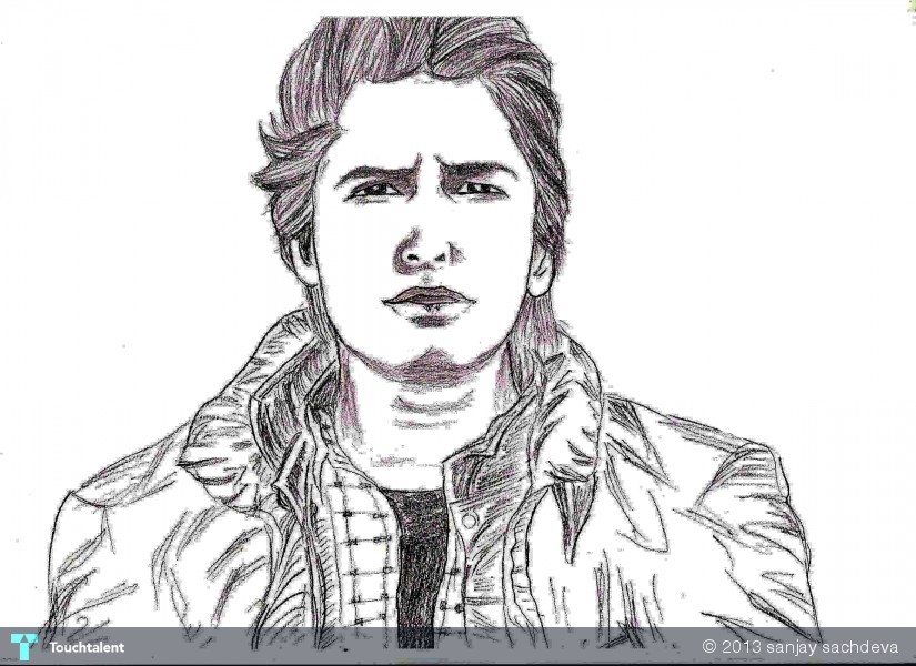 825x600 Sketch A Man Touchtalent - Sketch Of Man