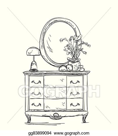 406x470 Mirror Clipart Sketch ~ Frames ~ Illustrations ~ Hd Images ~ Photo - Sketch Of Mirror