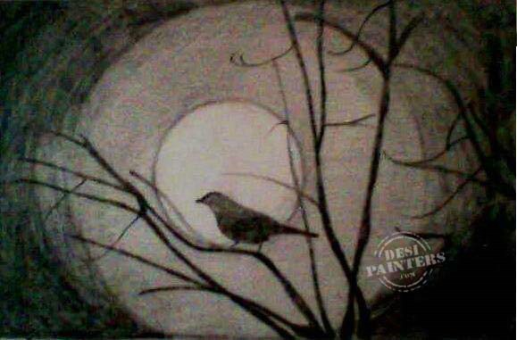 579x381 Night Angle - Sketch Of Night