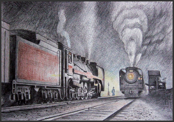 610x429 Art By David A. Oram - Sketch Of Night