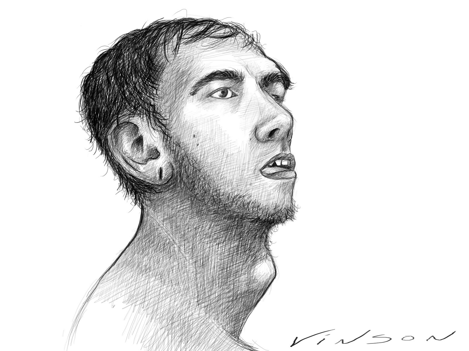 1600x1200 Beyond The Binding Sketches And Illustrations - Sketch Of Obama