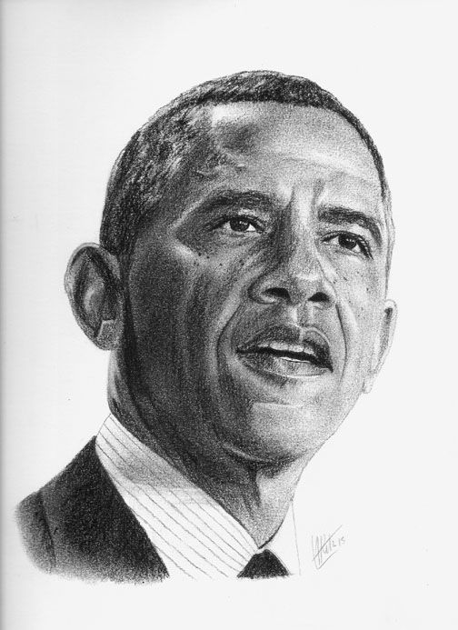 504x693 Pencil Drawing Of President Barack Obama Pencil Drawings - Sketch Of Obama
