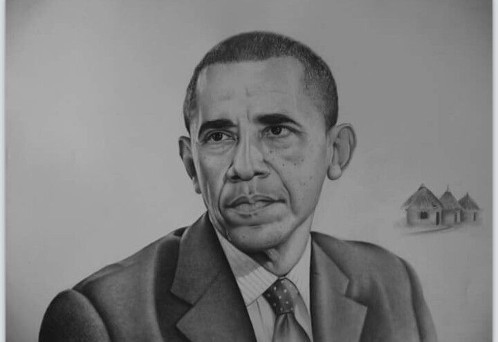 720x495 Sketch Of Obama Art ) Obama And Sketches - Sketch Of Obama