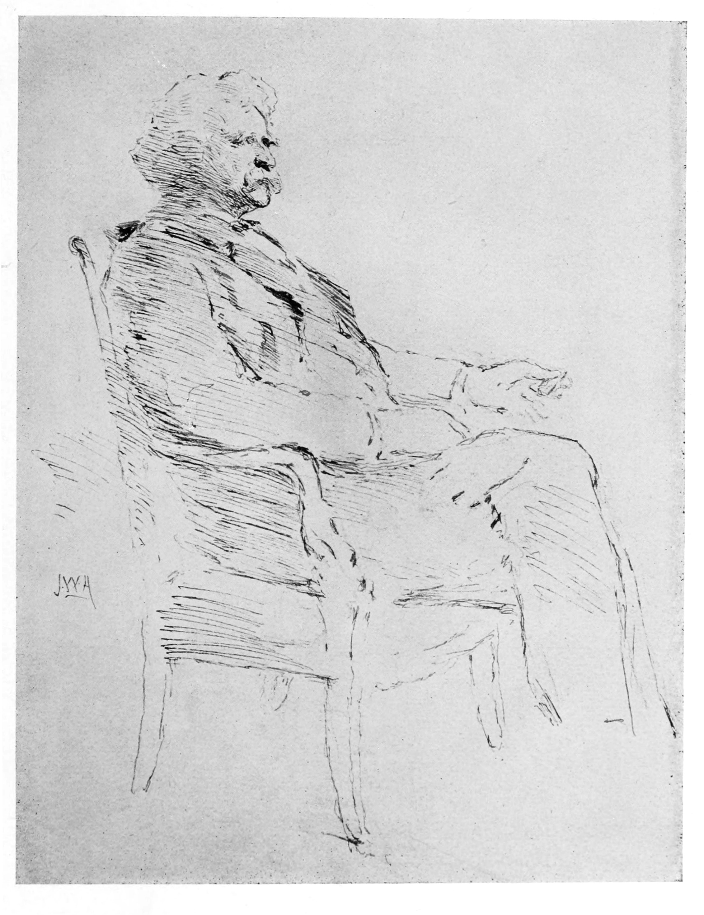 2262x2938 Filepen Sketch Of Mark Twain By John White Alexander.jpg - Sketch Of Pen