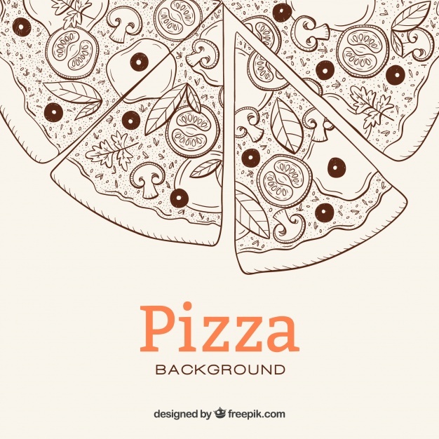 626x626 Pizza Vectors, Photos And Psd Files Free Download - Sketch Of Pizza