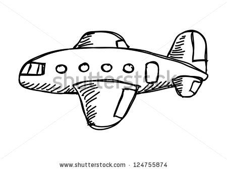 450x338 Collection Of Picture Of Airplane Drawing High Quality, Free - Sketch Of Plane