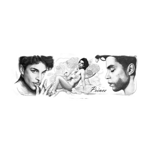 300x300 Prince Drawing Art Sketch Poster Drawing By Kim Wang - Sketch Of Prince