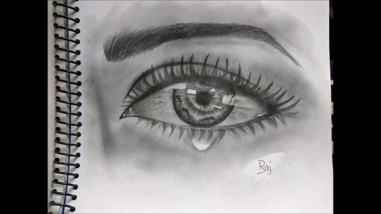 Sketch Of Someone Crying at PaintingValley.com | Explore collection of