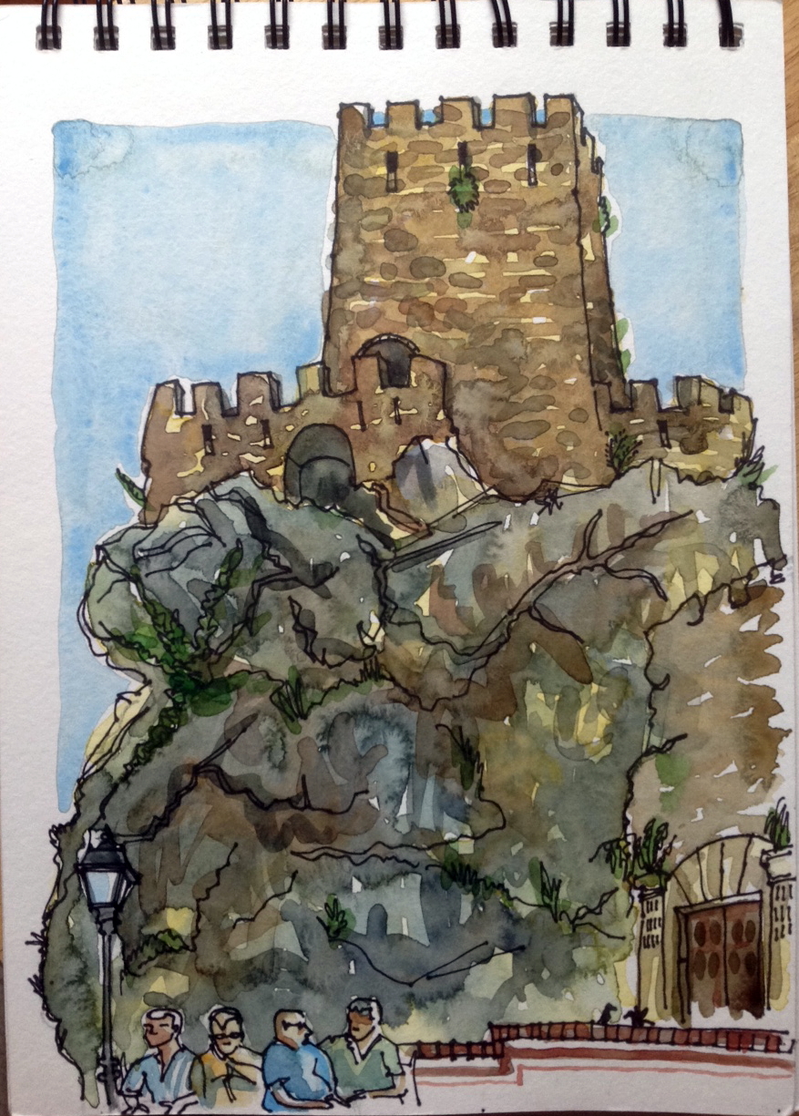 877x1225 Mohini Sketching In Spain Amp Portugal Sketching In India - Sketch Of Spain