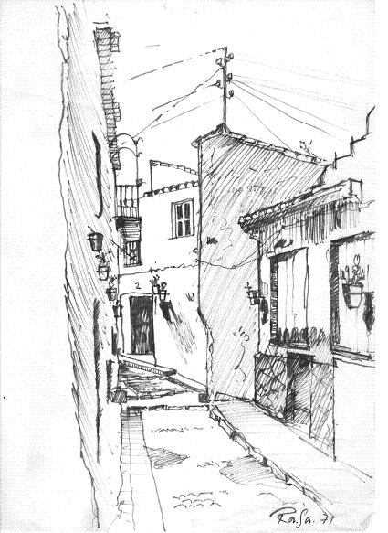 425x583 Blog Archive Comares, Spain, 1971 - Sketch Of Spain