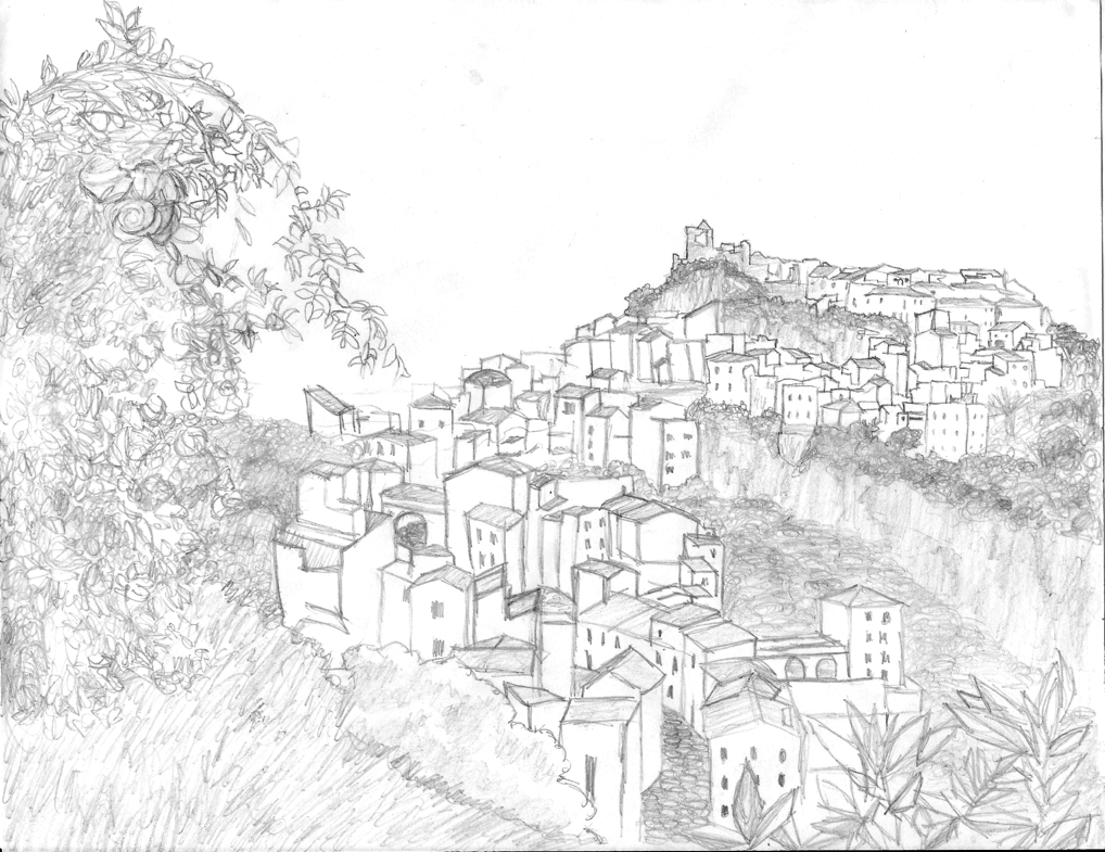 1018x785 A Quick Sketch Of Spain By Jenn32 - Sketch Of Spain