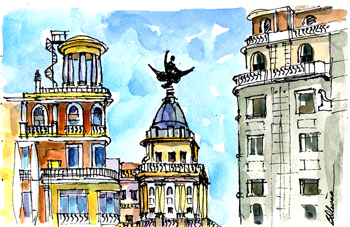 700x453 Colour And Culture Freestyle Sketches Of Spain By Betty Oliver - Sketch Of Spain