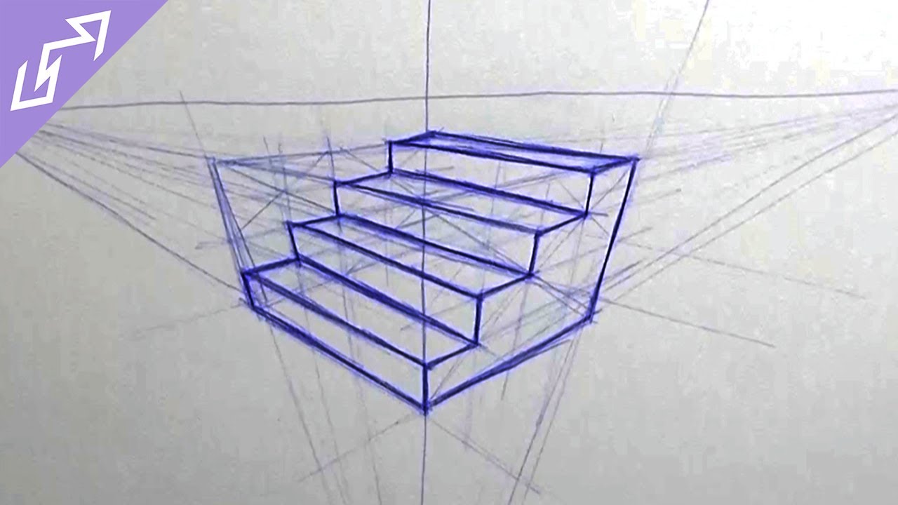 1280x720 Sketch Of The Day - Sketch Of Stairs