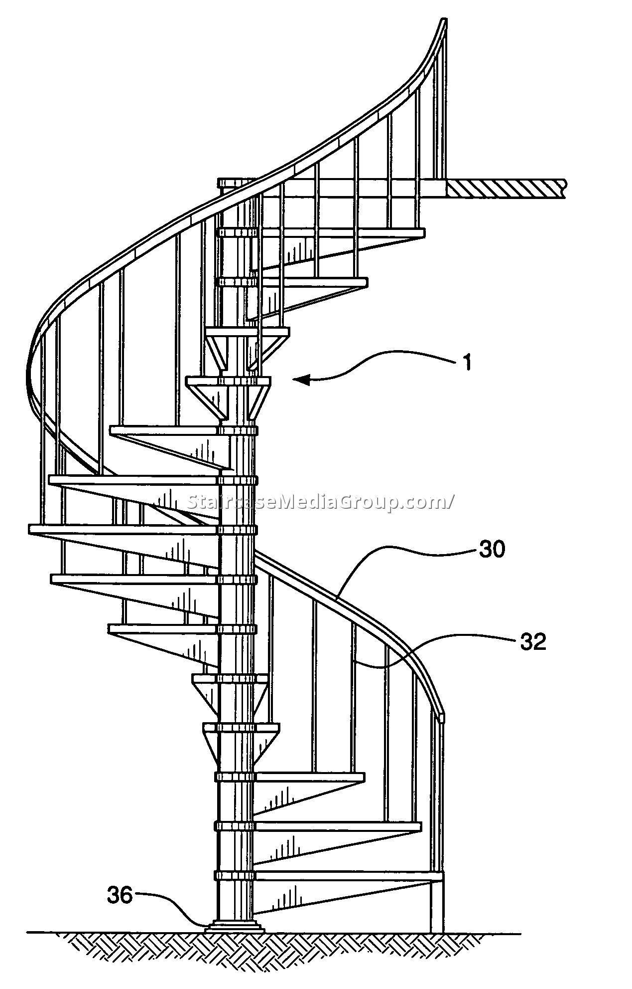 1269x1983 Spiral Staircase Drawing Best Ideas Design Photo, Spiral Stairs - Sketch Of Stairs