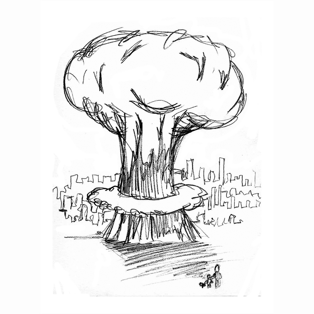 1024x1024 The End Of The World Sketch - Sketch Of The World