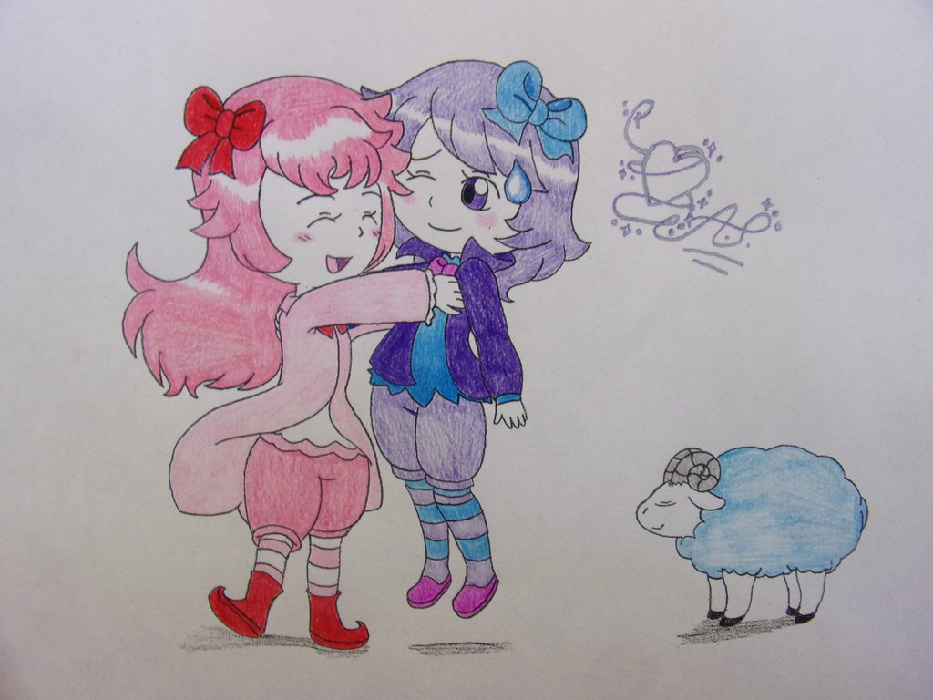 1024x768 Two Sisters, One Love By Girlofhearts101 - Sketch Of Two Sisters