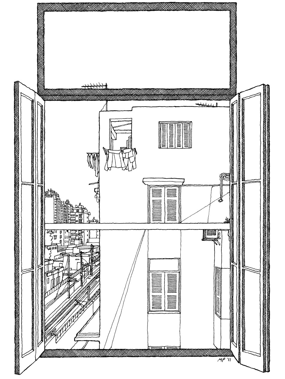 950x1262 The Unvanquished - Sketch Of Window