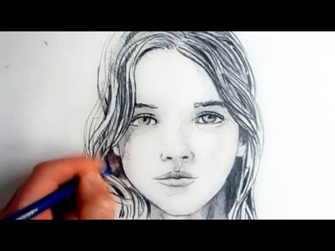 480x360 How To Draw A Female Face Step By Step - Sketch Of Womans Face