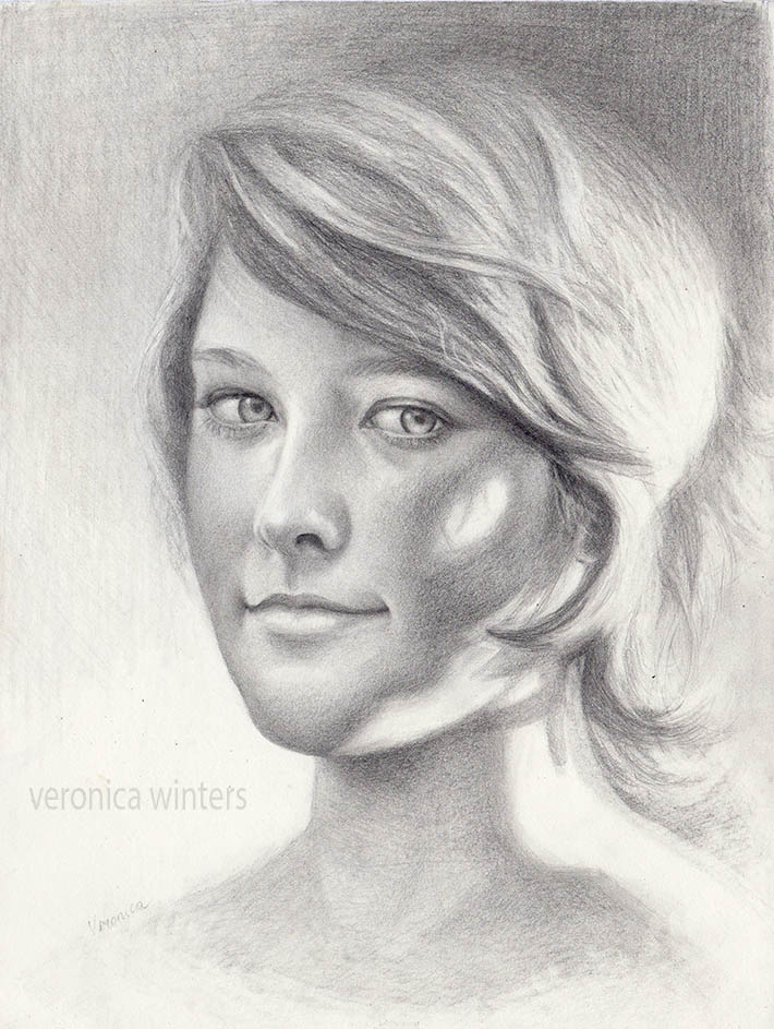 710x943 How To Draw A Female Face - Sketch Of Womans Face