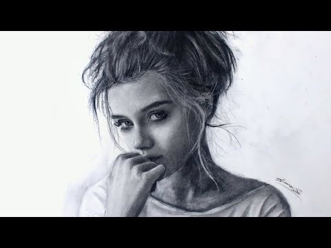 Sketch Of Young Girl at PaintingValley.com | Explore collection of ...