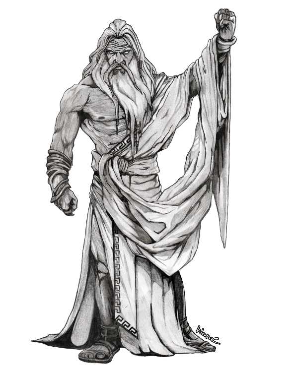 Sketch Of Zeus at PaintingValley.com | Explore collection of Sketch Of Zeus