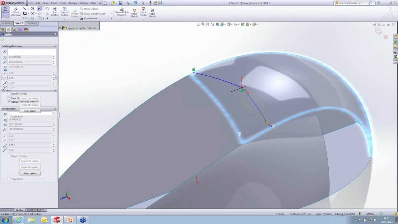 1280x720 Introduction To Surface Modelling In Solidworks [Webcast] - Sketch On A Curved Surface Solidworks