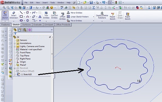 516x326 Split Line Tool Solidworks Autocad Unigraphics Design - Sketch On A Curved Surface Solidworks