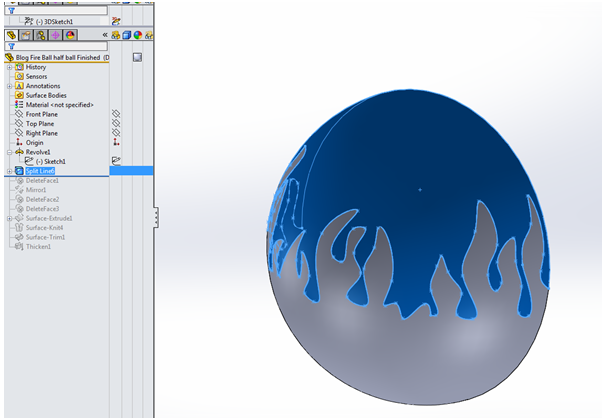 606x420 Tracing Patterns Onto 3d Surfaces - Sketch On A Curved Surface Solidworks