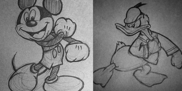 600x300 Drawing - Sketch On Paper