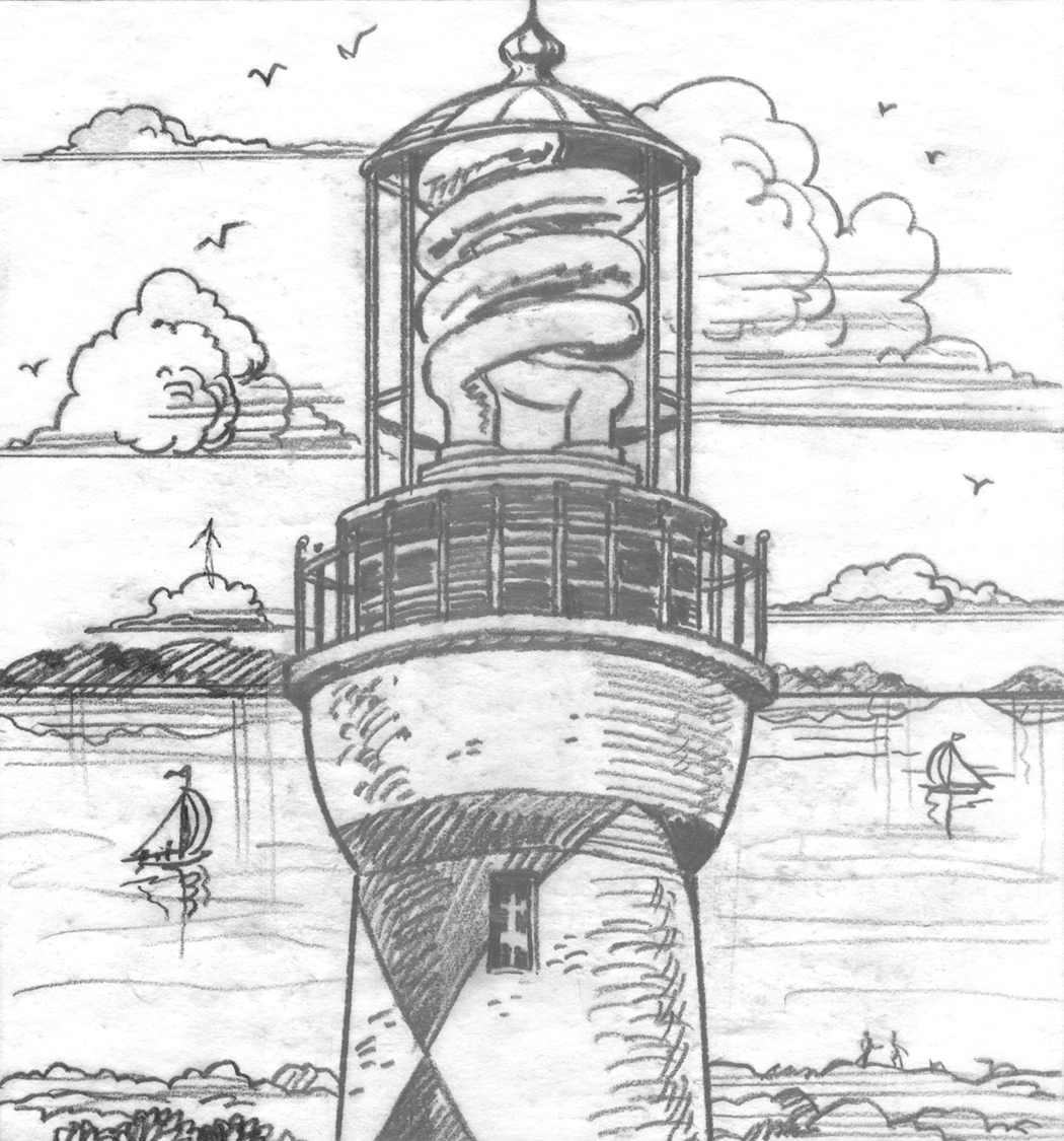 1050x1125 Lighting - Sketch On Save Electricity