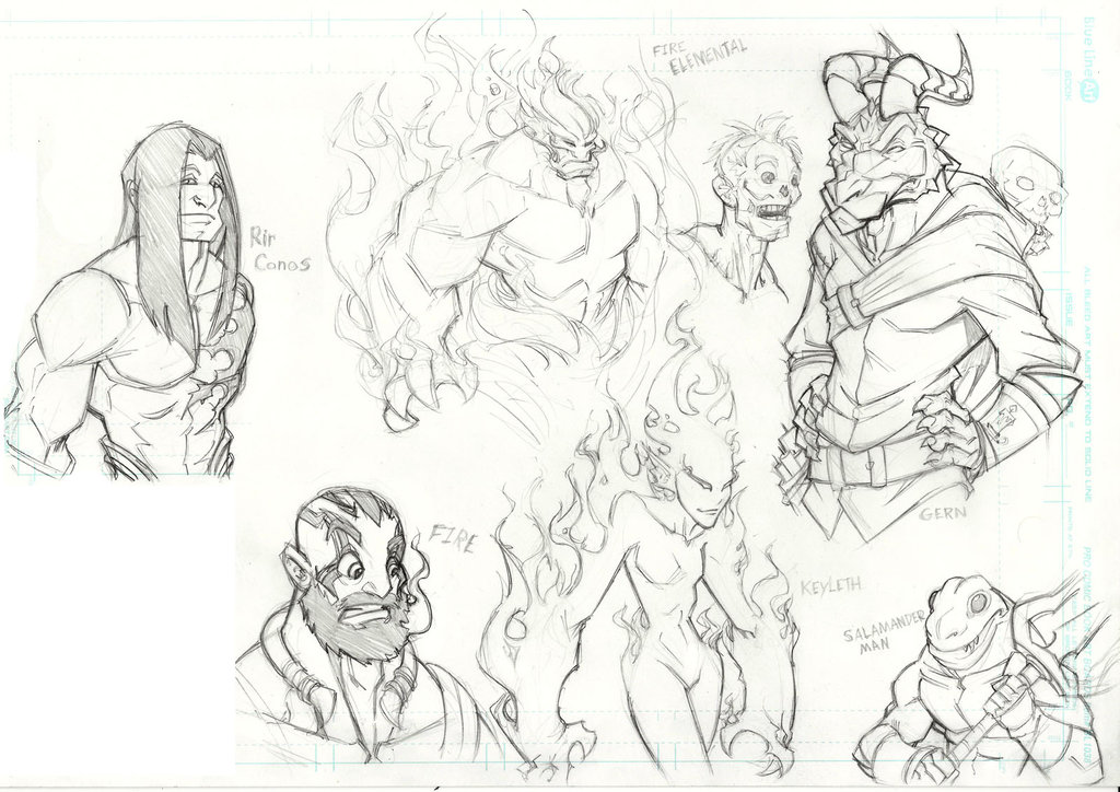 1024x724 Critical Role Sketch - Sketch Page