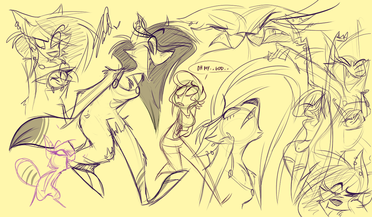 1200x700 Pin By Megalomaniacal Megalodon On Vivziepop - Sketch Page