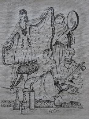 291x388 Pencil Sketch Paintings Buy Online Pencil Sketch Paintings - Sketch Painting Online