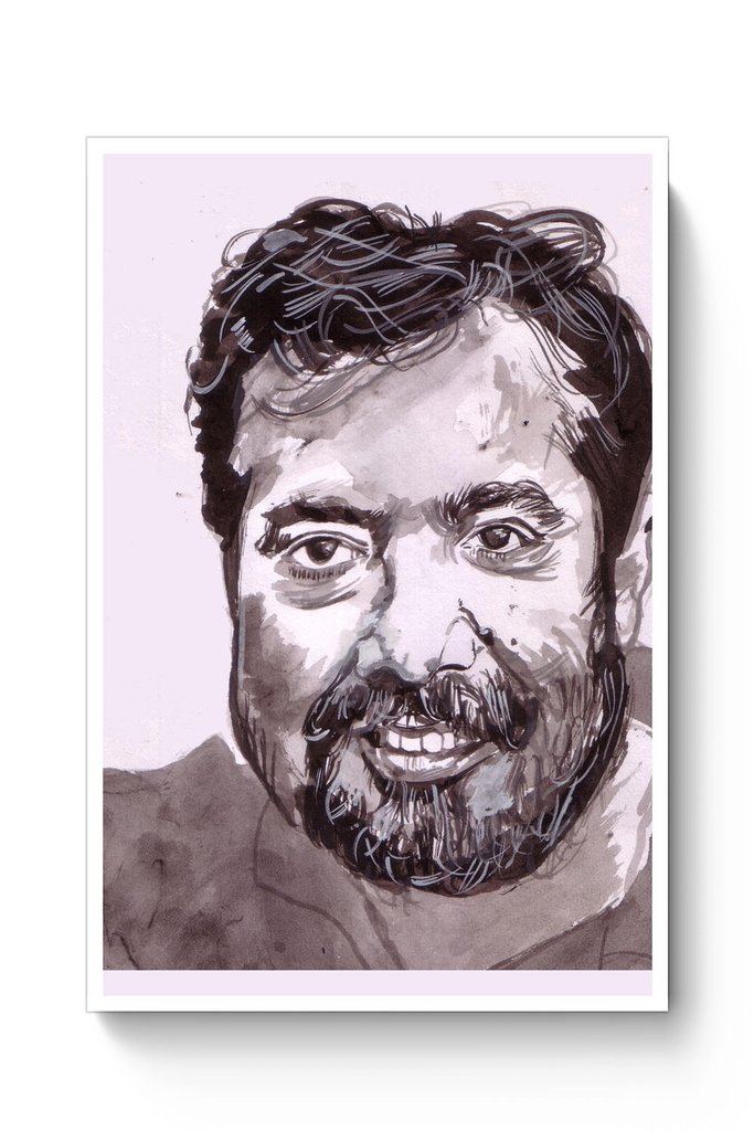 683x1024 Posters Online India Anurag Kashyap Sketch Painting Poster - Sketch Painting Online