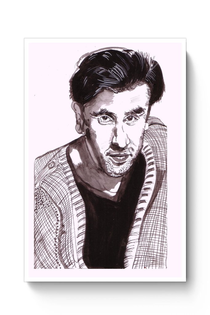683x1024 Posters Online India Ranbir Kapoor Sketch Painting Poster - Sketch Painting Online